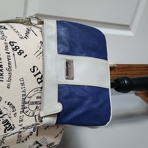 Nine West Blue and Grey Small Crossbody Bag